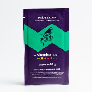 Pré-Treino Oakberry by Vitamine-se Açaí com Guaraná (Sachê)