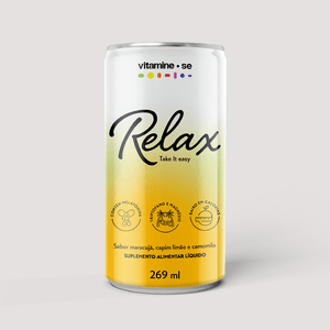 Relax sabor Maracujá, Capim Limão e Camomila