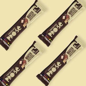 Kit Pro-Sê Wafer Chocolate  Branco com Cobertura de Chocolate (4un)