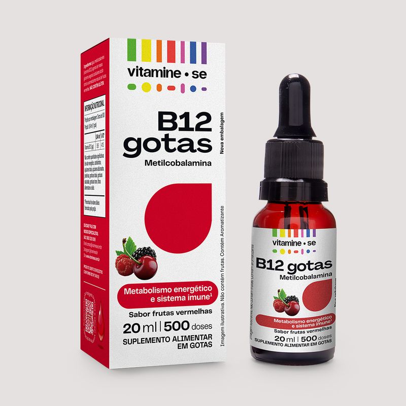 Vitamina B12 Metilcobalamina Em Gotas - Vitamine-se