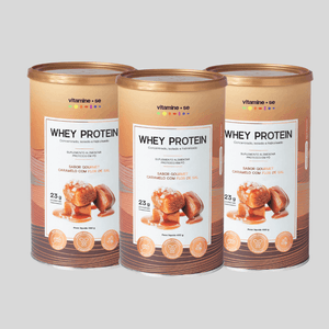Trio Whey Protein Gourmet Caramelo com Flor de Sal